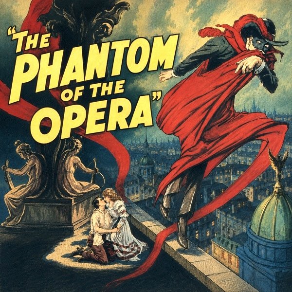 A Silent movie screening of The Phantom of the Opera